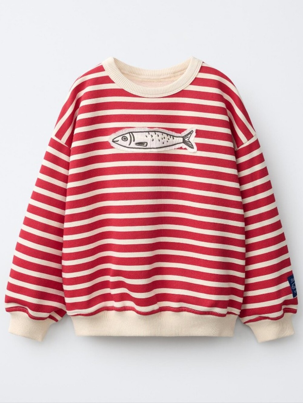 Zara STRIPED SARDINE SWEATSHIRT- 2
